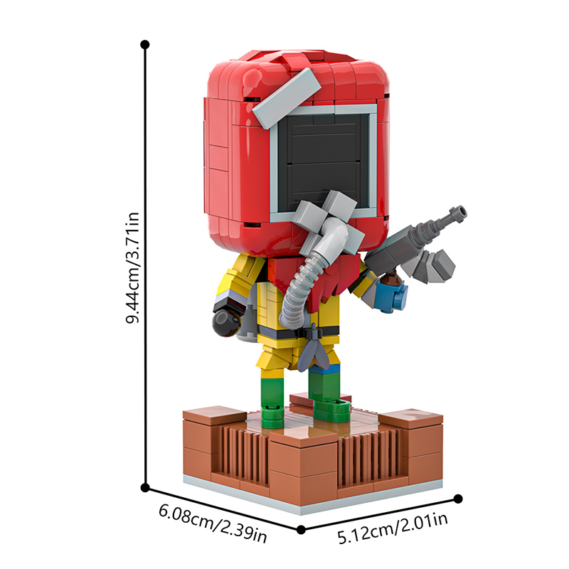 GOBRICKS MOC A2163 Rust Hazmat - YWOBB