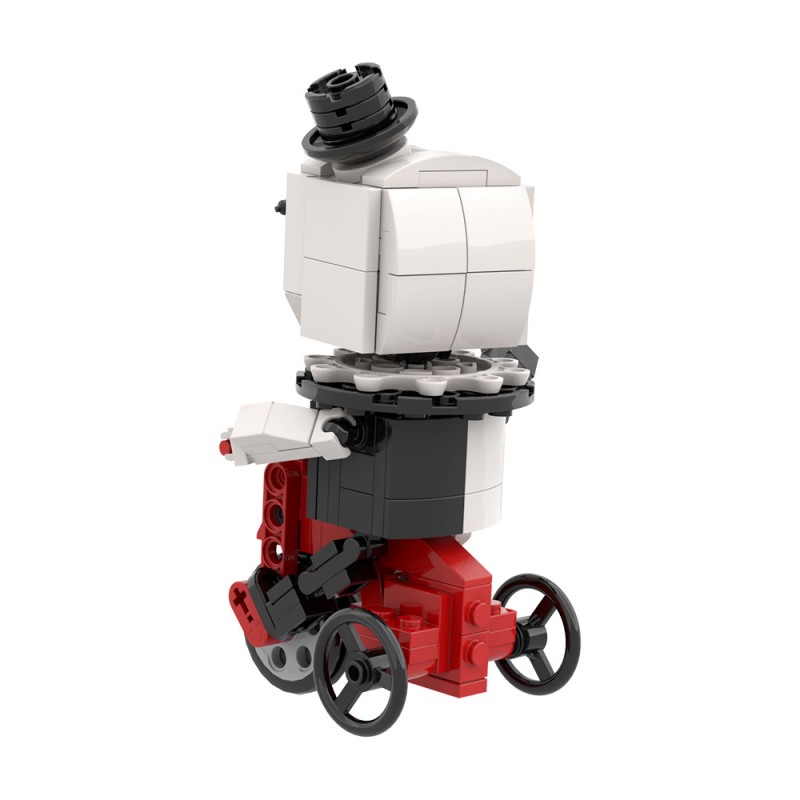 GOBRICKS MOC A2150 Art the Clown-Bicycle clown - YWOBB