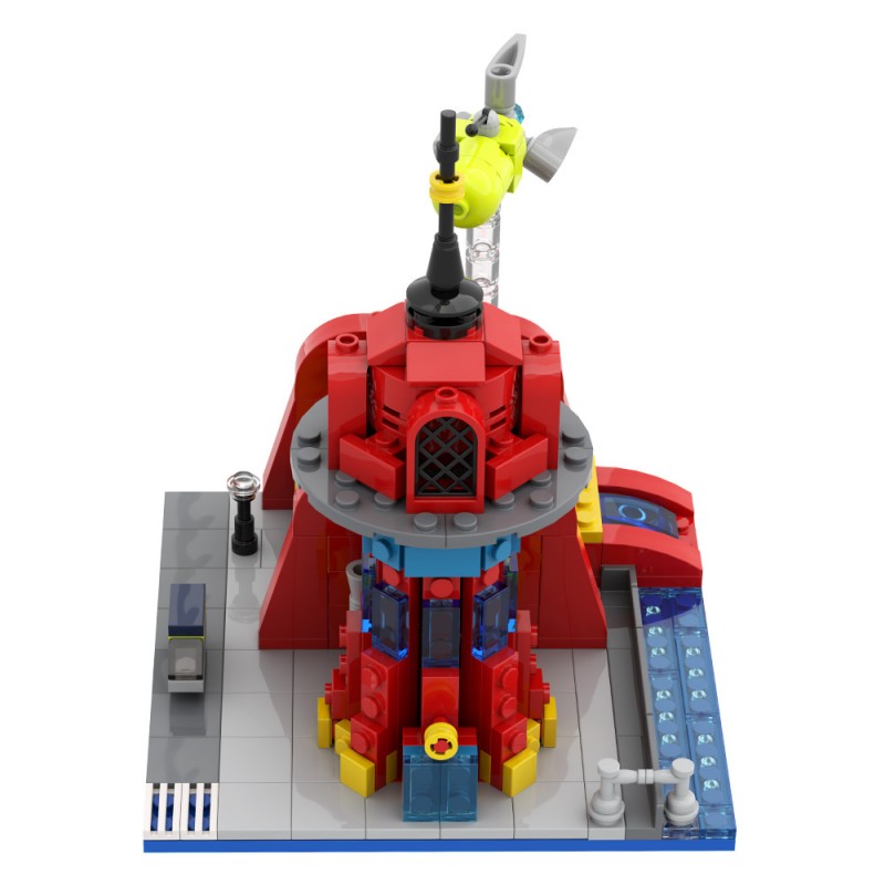 GOBRICKS MOC 29365 Micro Planet Express - YWOBB