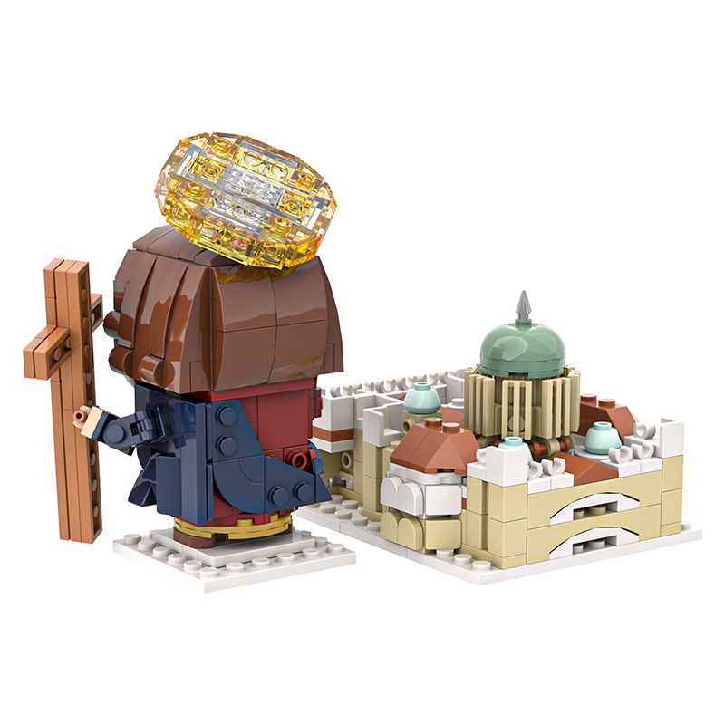 GOBRICKS MOC A2153 Religion - Church Jesus - YWOBB