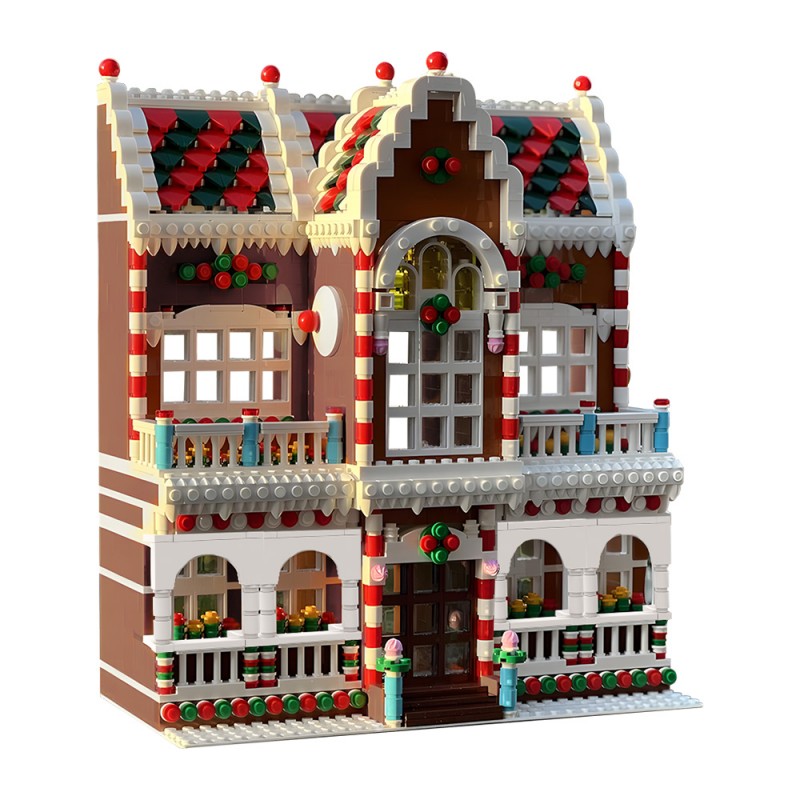 GOBRICKS MOC 200776 Winter Village Town House - YWOBB