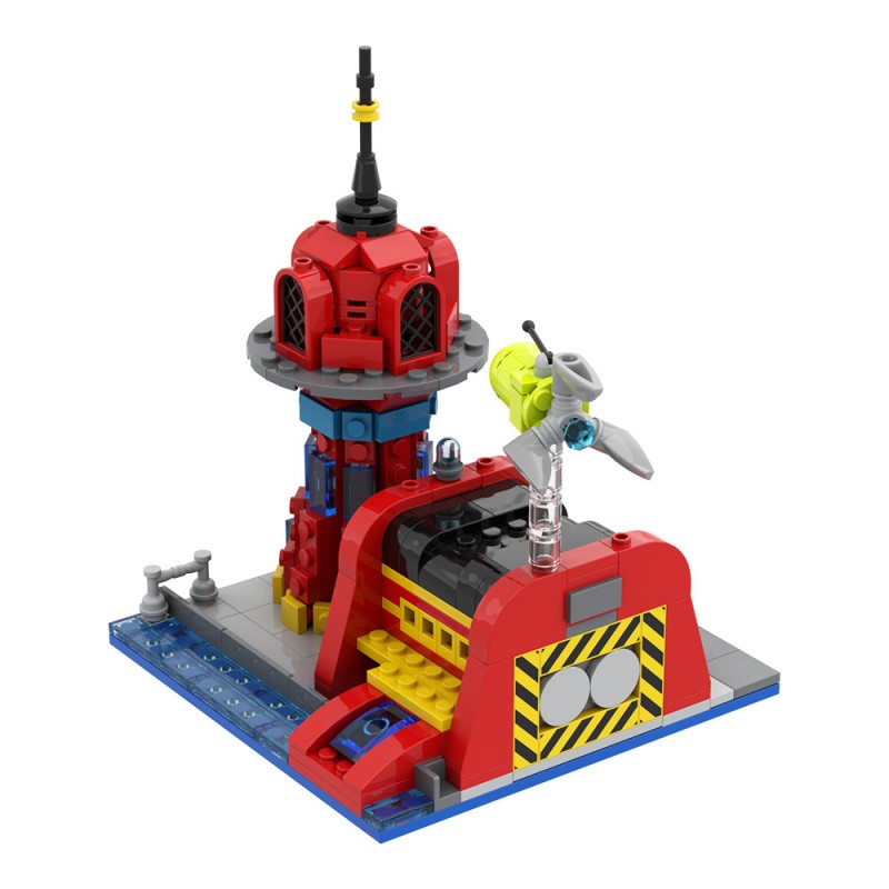 GOBRICKS MOC 29365 Micro Planet Express - YWOBB