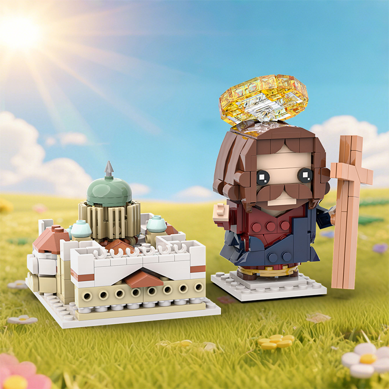 GOBRICKS MOC A2153 Religion - Church Jesus - YWOBB