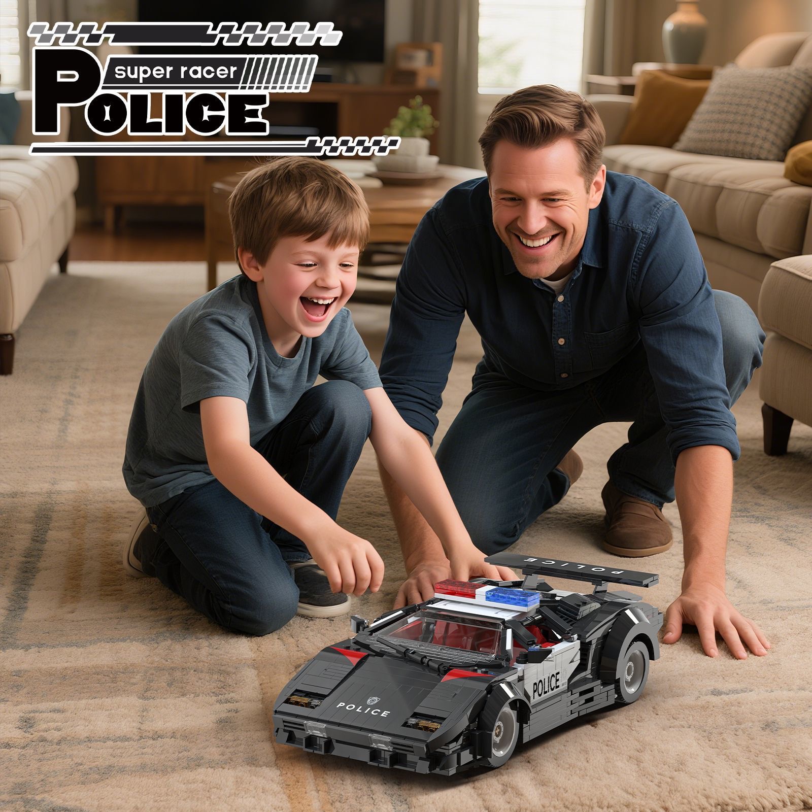 Xbert 66121 Police Car - YWOBB