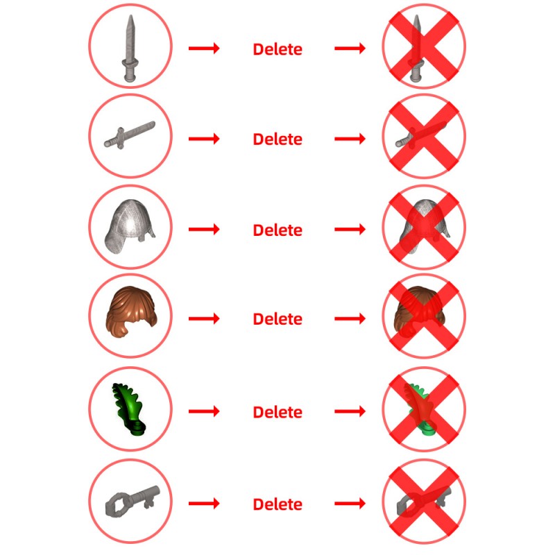 GOBRICKS MOC 214066 Medieval Castle Fantasy - YWOBB