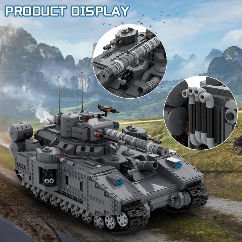 GOBRICKS MOC 217427 Baneblade - YWOBB