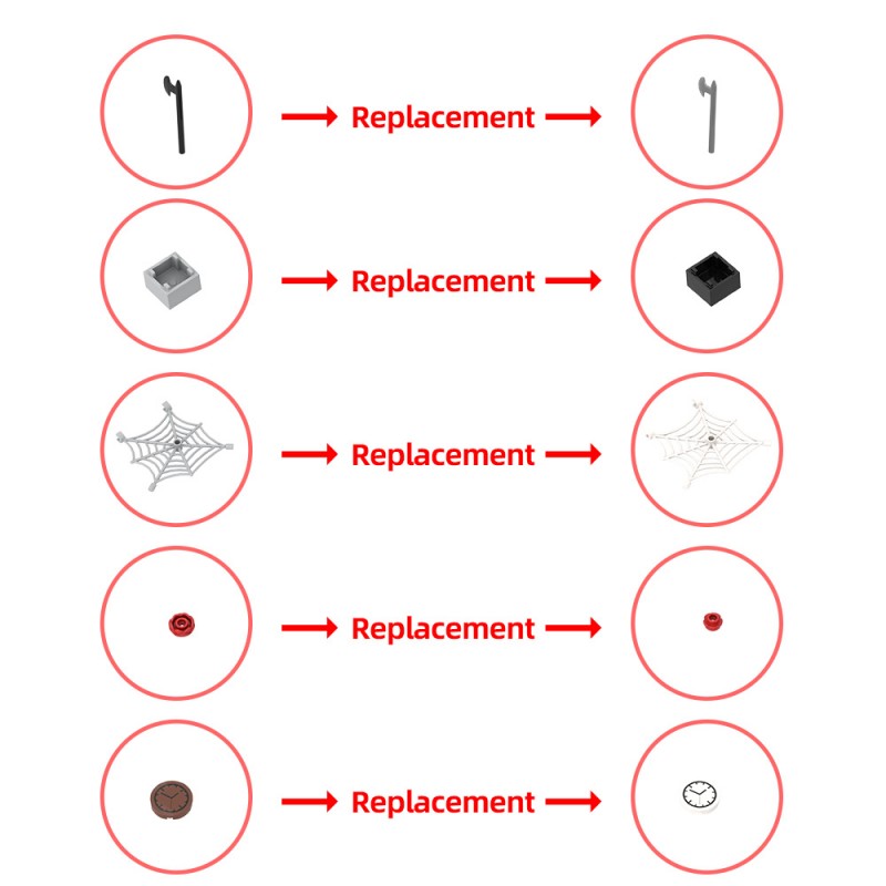 GOBRICKS MOC 202594 Horror Mansion - YWOBB