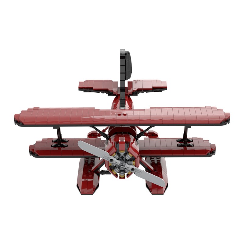 GOBRICKS MOC A2285 Acrobatic seaplane - YWOBB
