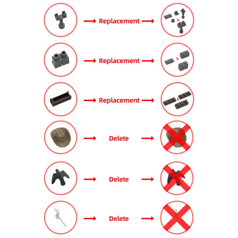 GOBRICKS MOC 181146 Western Church - Valentine Red Dead Redemption 2 - YWOBB