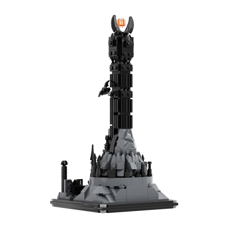 GOBRICKS MOC A2130 The Lord of the Rings -Barad Dur - YWOBB