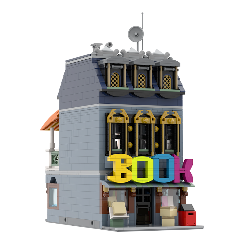 GOBRICKS MOC A2289 Little Bookshop - YWOBB