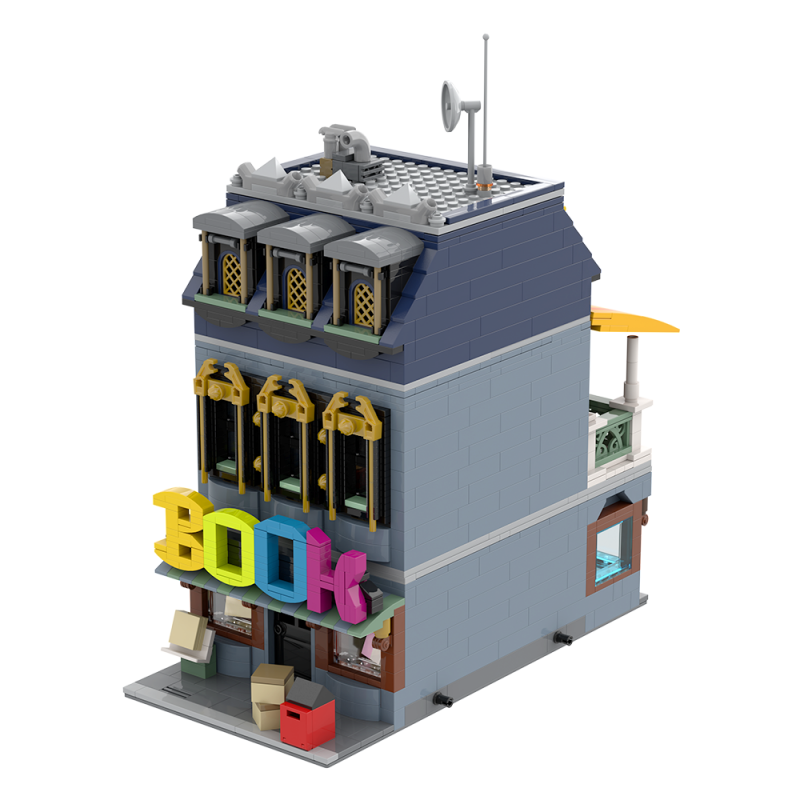 GOBRICKS MOC A2289 Little Bookshop - YWOBB