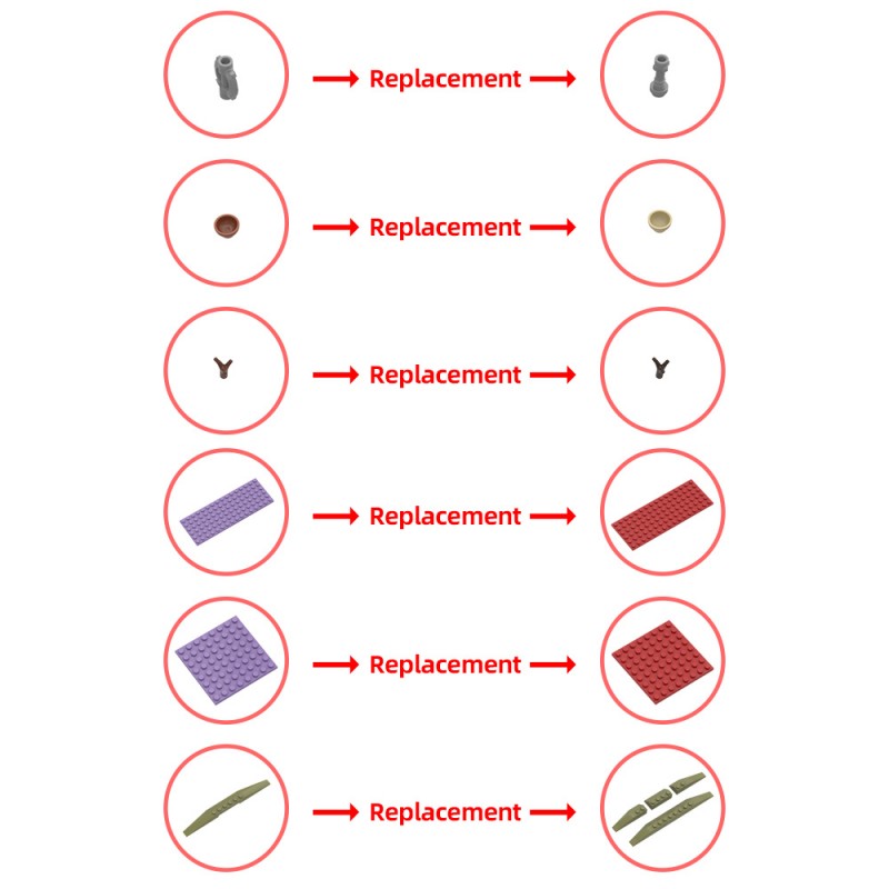 GOBRICKS MOC 181146 Western Church - Valentine Red Dead Redemption 2 - YWOBB