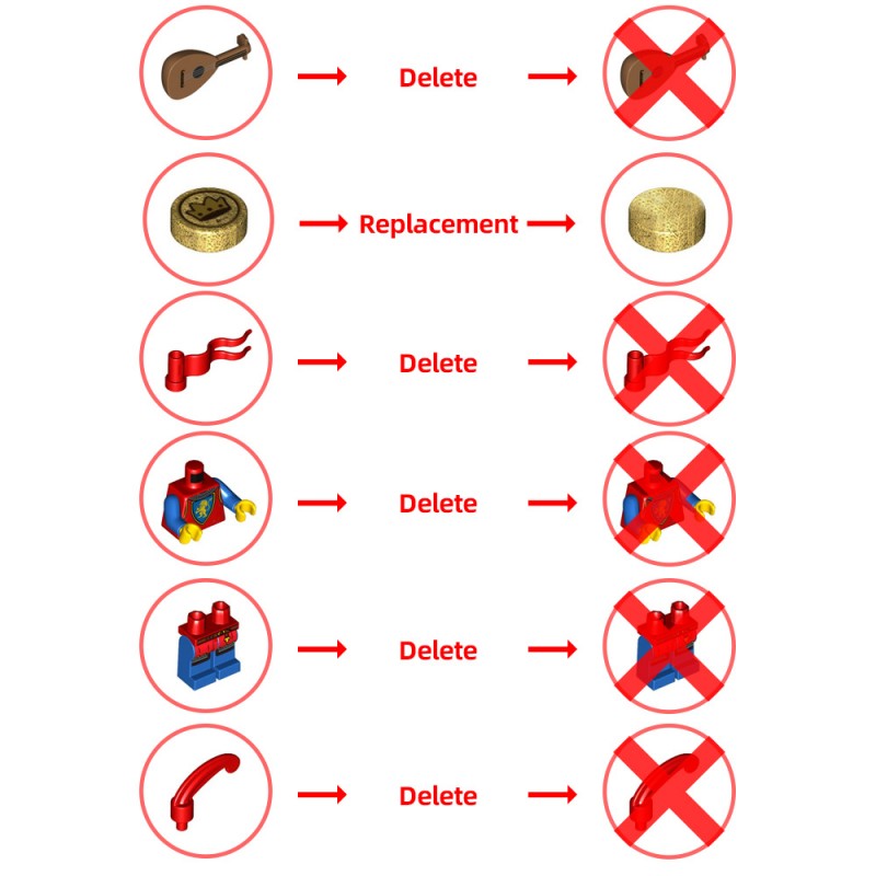 GOBRICKS MOC 214066 Medieval Castle Fantasy - YWOBB