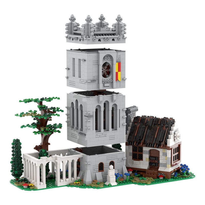 GOBRICKS MOC A2286 Medieval Library - YWOBB
