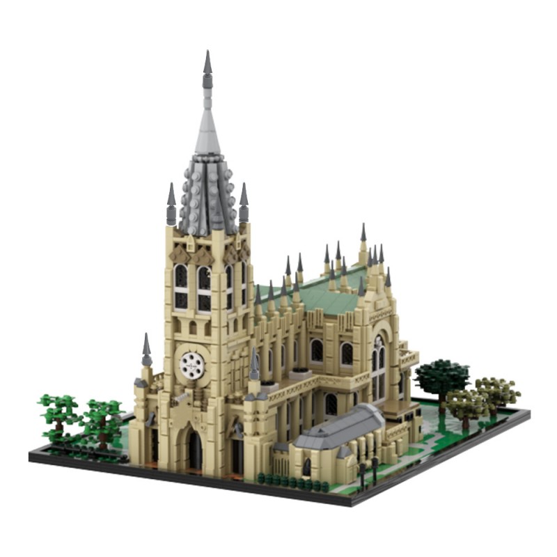 GOBRICKS MOC 165741 Grace Church NYC - YWOBB