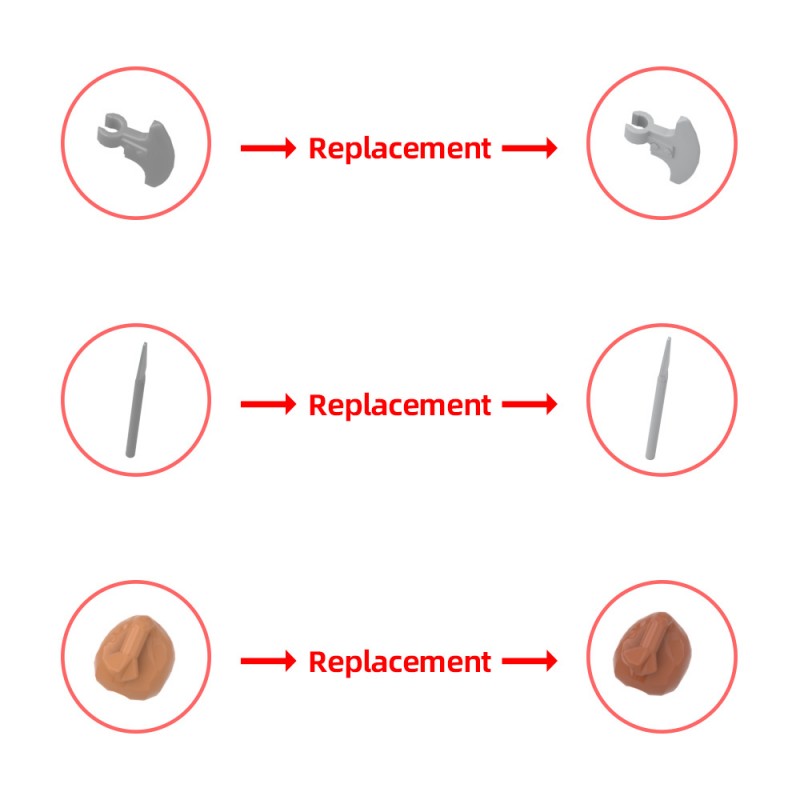 GOBRICKS MOC 218664 Black Knights Rose Castle - YWOBB