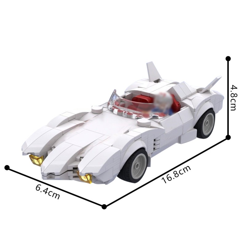 GOBRICKS MOC 192324 MOC turnal Speed Racer MACH 5 - YWOBB
