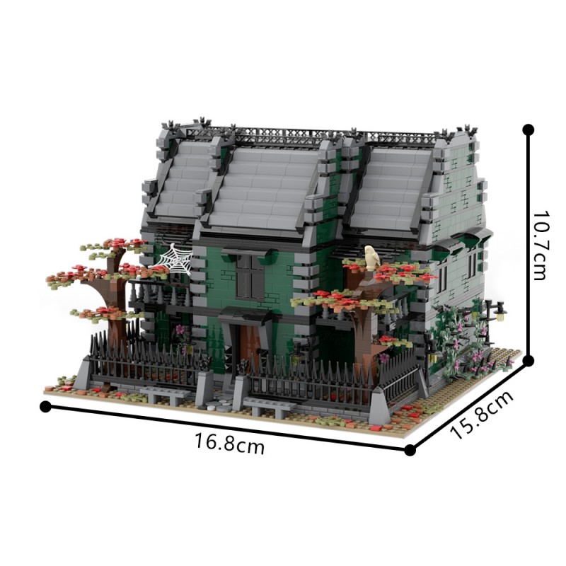 GOBRICKS MOC 202594 Horror Mansion - YWOBB
