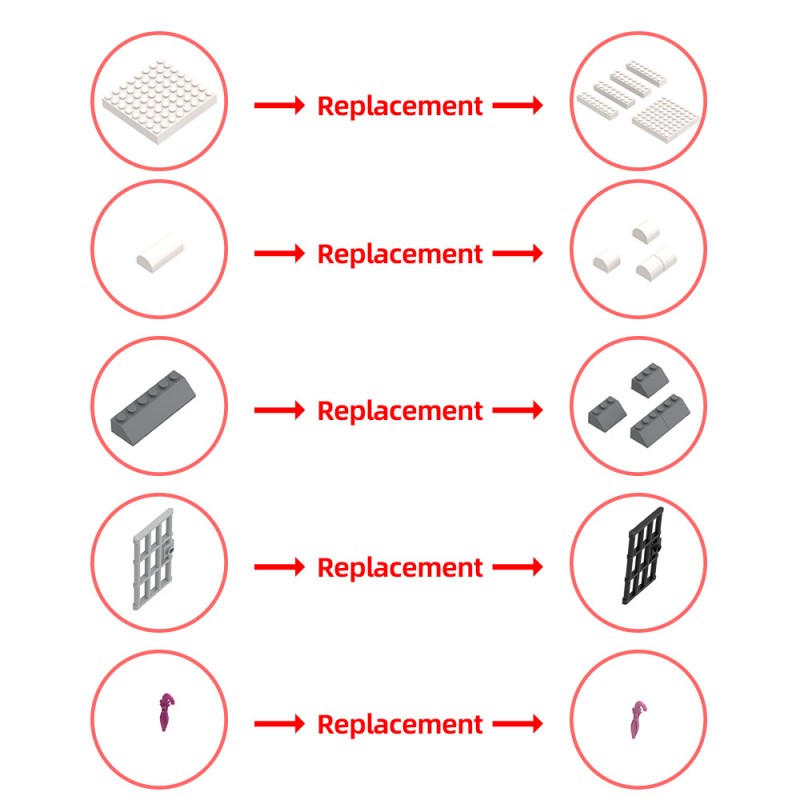 GOBRICKS MOC 202594 Horror Mansion - YWOBB