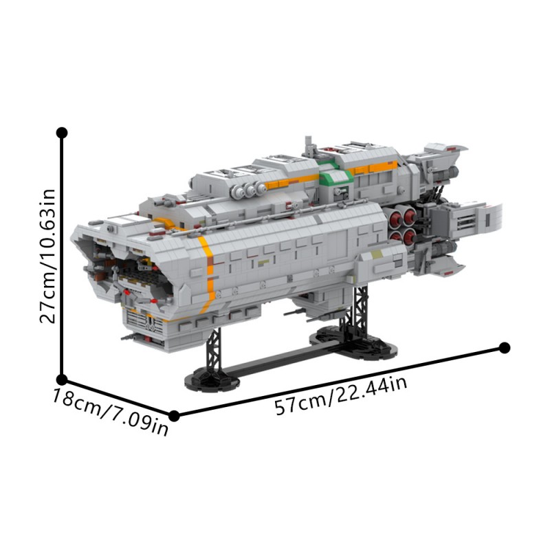 GOBRICKS MOC 209658 Canterbury from The Expanse - YWOBB