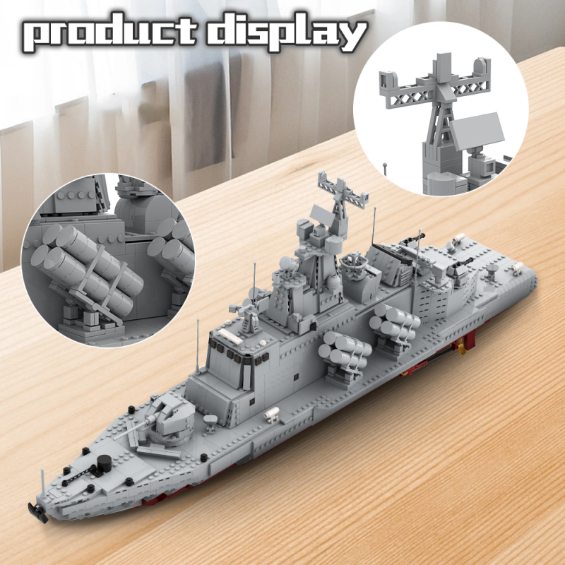 GOBRICKS MOC A2288 Molniya-class missile boat - YWOBB