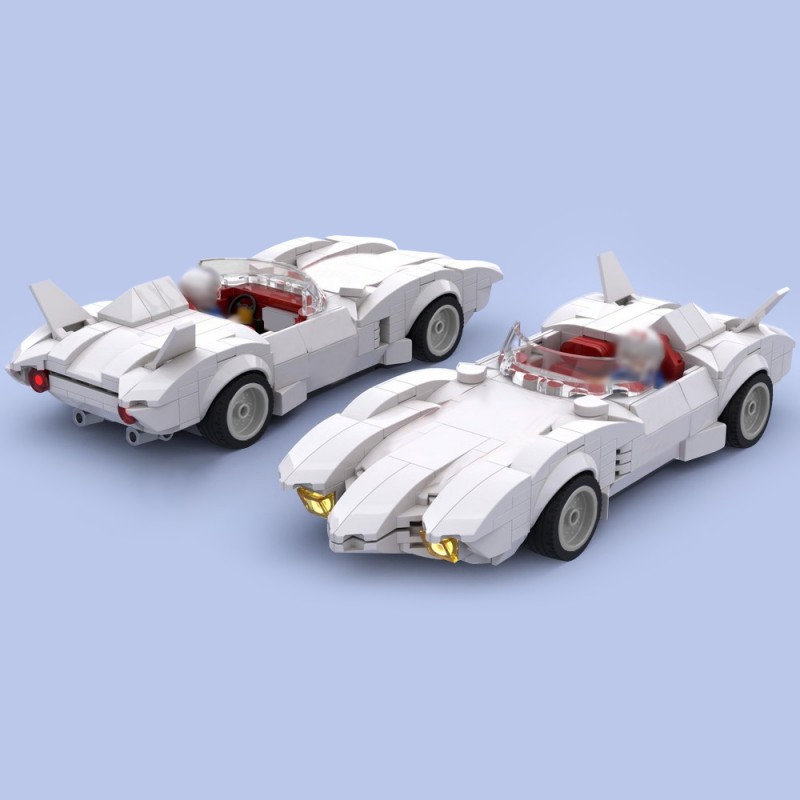 GOBRICKS MOC 192324 MOC turnal Speed Racer MACH 5 - YWOBB