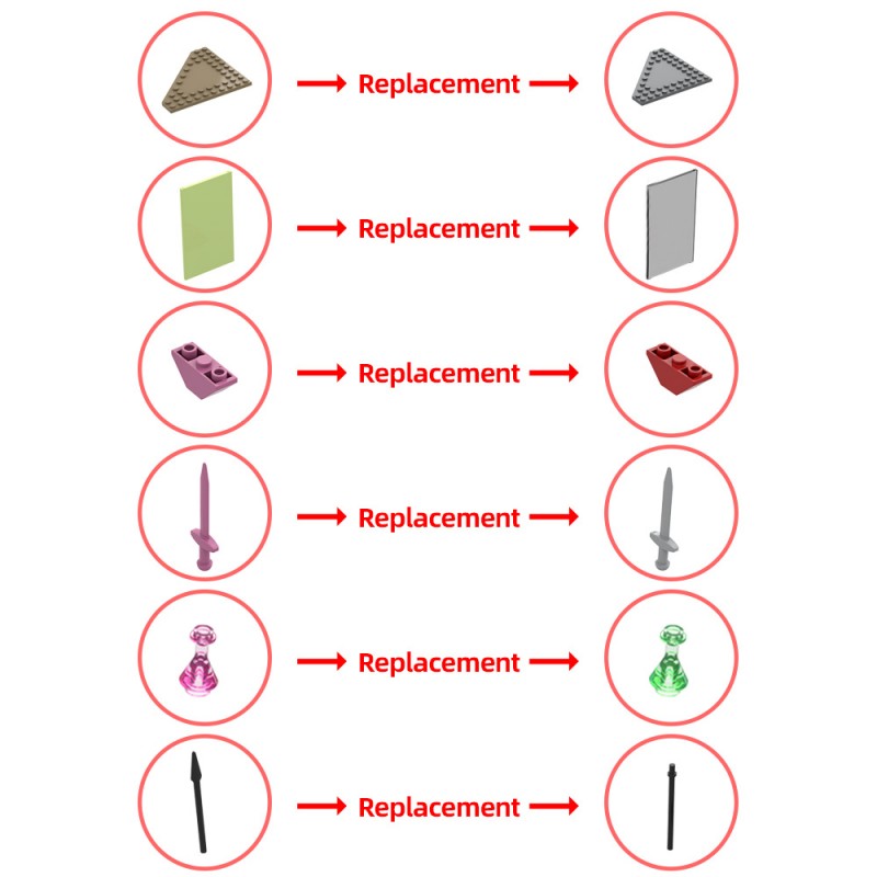 GOBRICKS MOC 158329 Modular Arkham Asylum - YWOBB