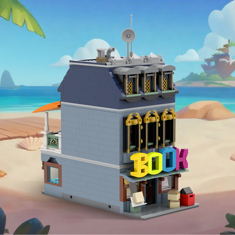 GOBRICKS MOC A2289 Little Bookshop - YWOBB