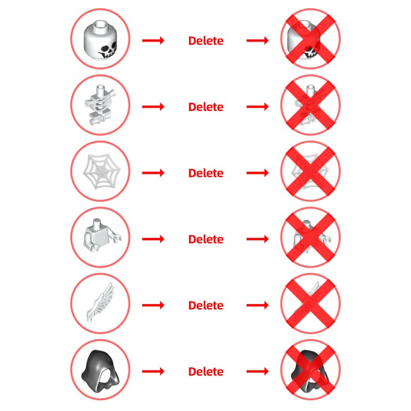 GOBRICKS MOC 158329 Modular Arkham Asylum - YWOBB