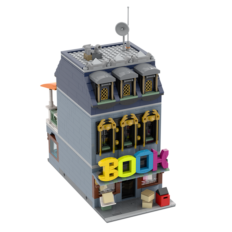 GOBRICKS MOC A2289 Little Bookshop - YWOBB
