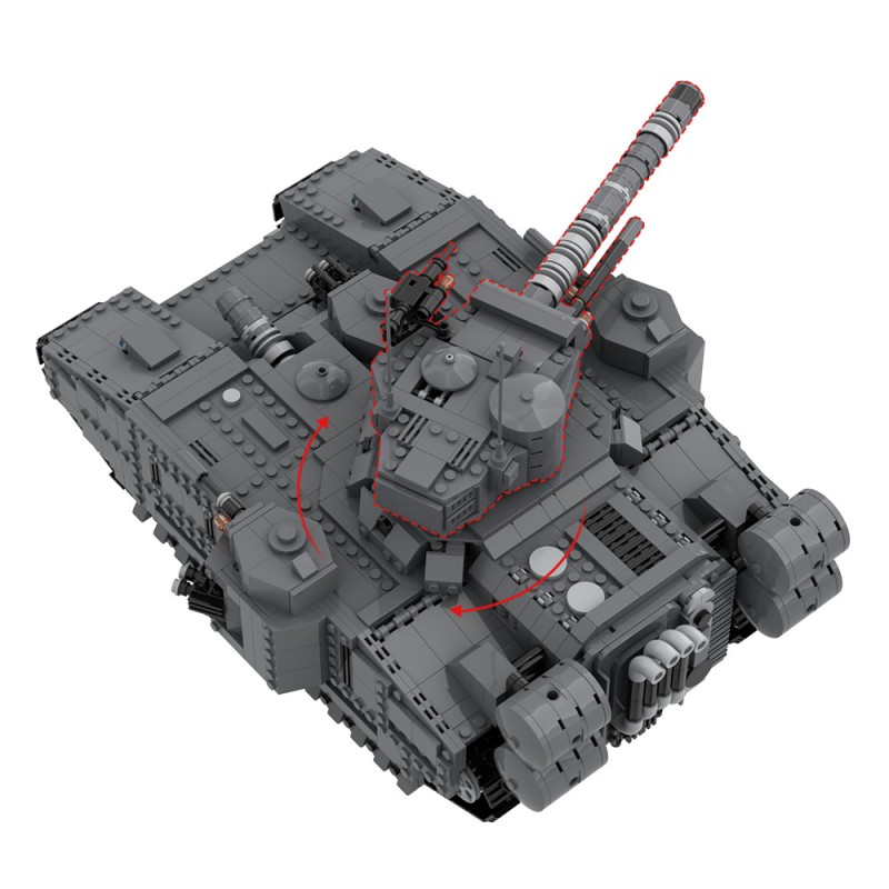 GOBRICKS MOC 217427 Baneblade - YWOBB