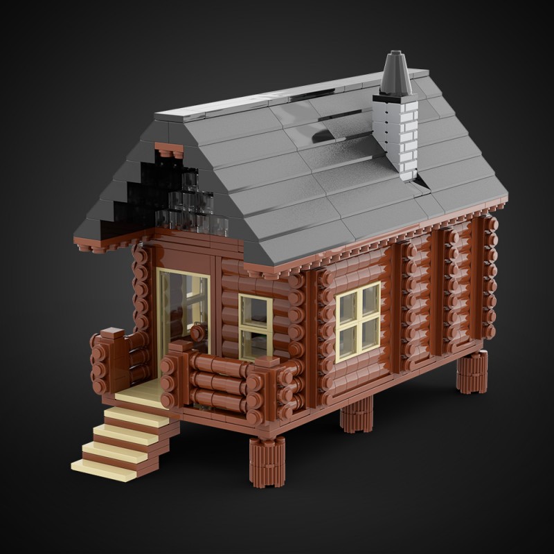 GOBRICKS MOC A2290 Wood Cabin - YWOBB