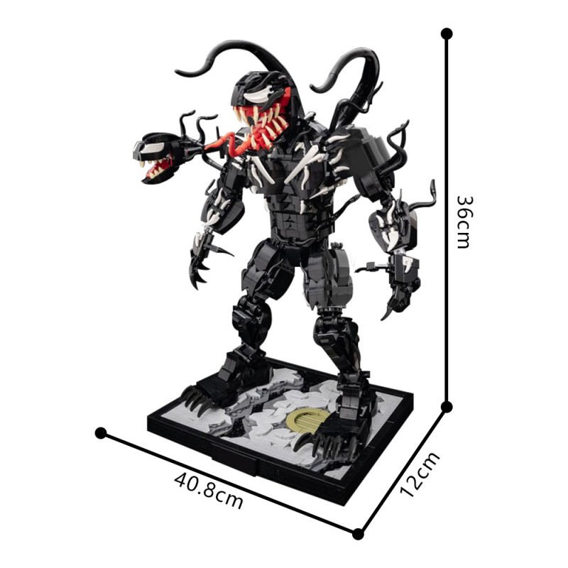GOBRICKS MOC 186084 Marvel Venom - YWOBB