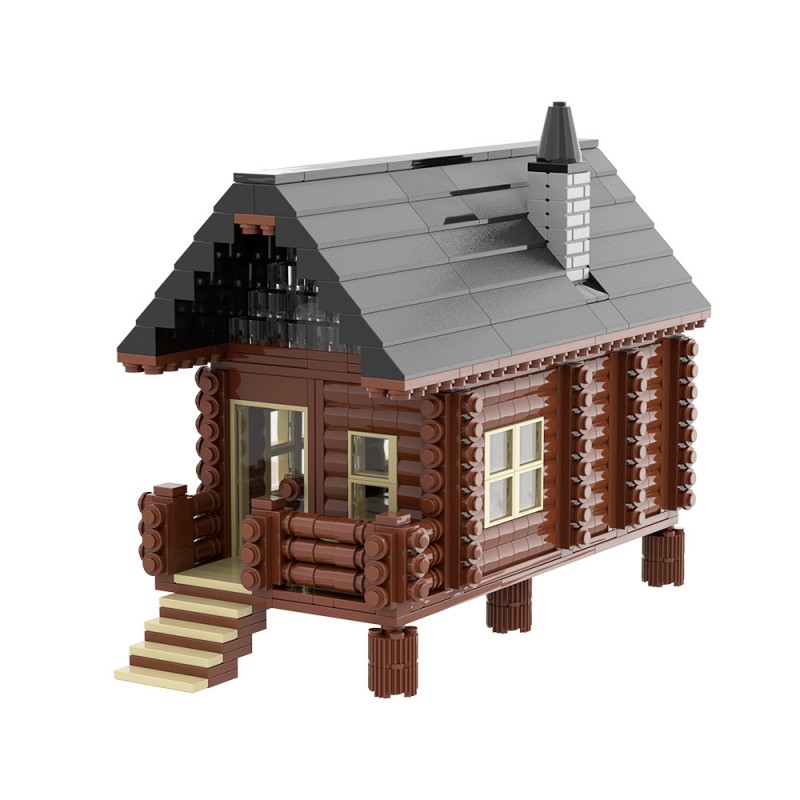 GOBRICKS MOC A2290 Wood Cabin - YWOBB