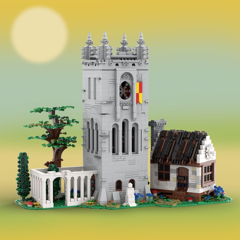 GOBRICKS MOC A2286 Medieval Library - YWOBB
