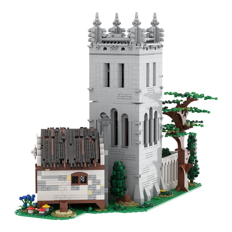 GOBRICKS MOC A2286 Medieval Library - YWOBB