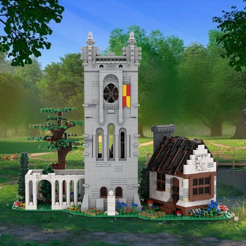 GOBRICKS MOC A2286 Medieval Library - YWOBB