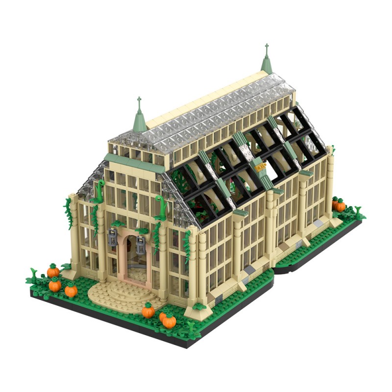 GOBRICKS MOC A2278 Herbology Greenhouse - YWOBB