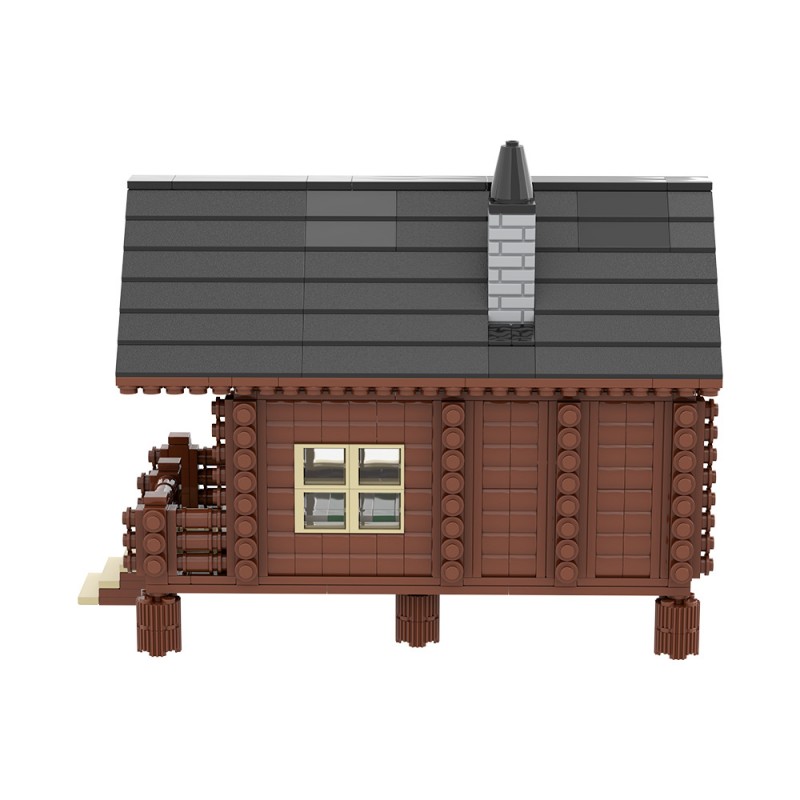 GOBRICKS MOC A2290 Wood Cabin - YWOBB