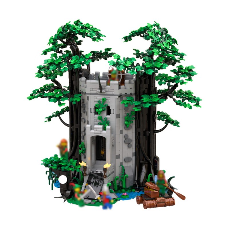 GOBRICKS MOC 214066 Medieval Castle Fantasy - YWOBB