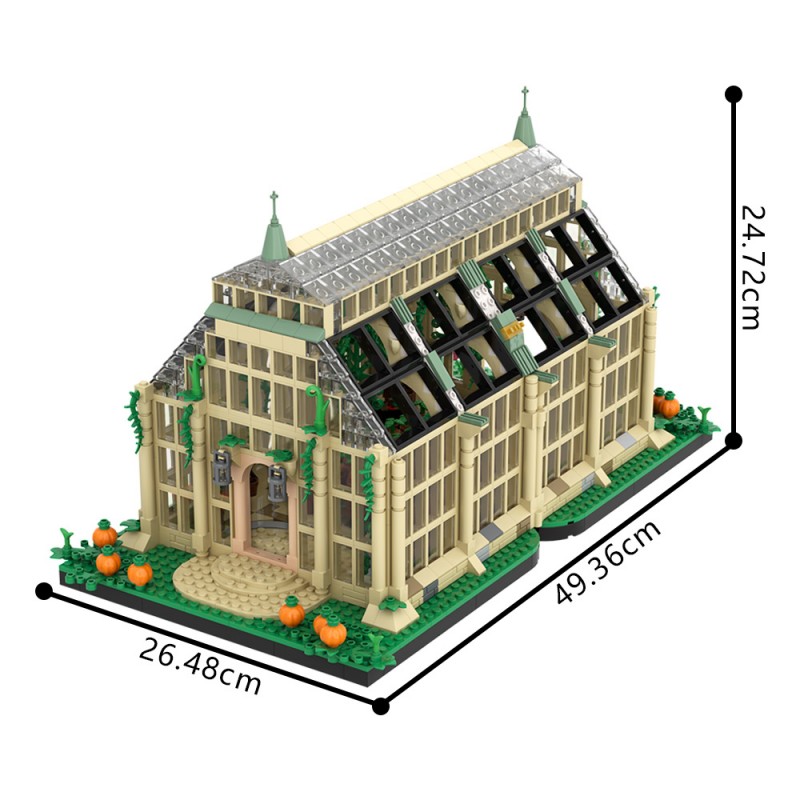 GOBRICKS MOC A2278 Herbology Greenhouse - YWOBB