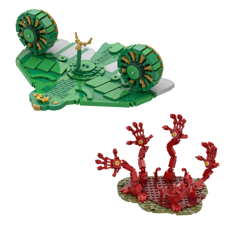 GOBRICKS MOC S0009 Zelda - Left-handed Windwing - YWOBB