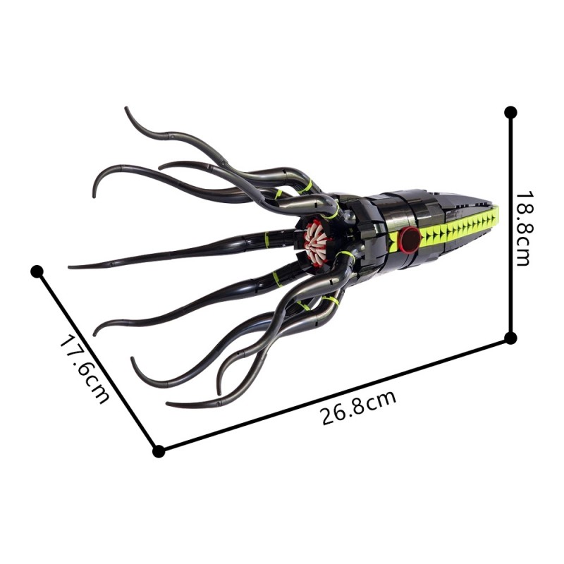 GOBRICKS MOC 220370 Giant Squid - YWOBB