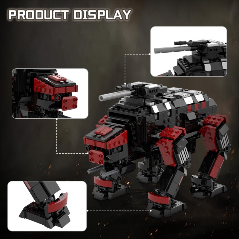 GOBRICKS MOC 179900 Helldivers 2 - Automaton Factory Strider - YWOBB