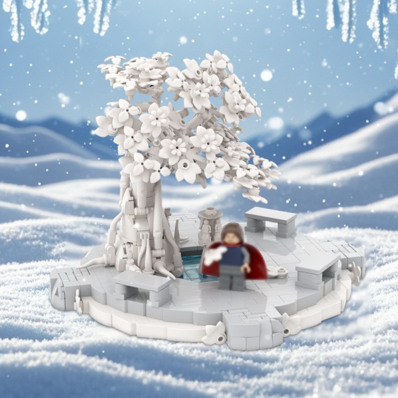 GOBRICKS MOC 221927 White City Courtyard - YWOBB