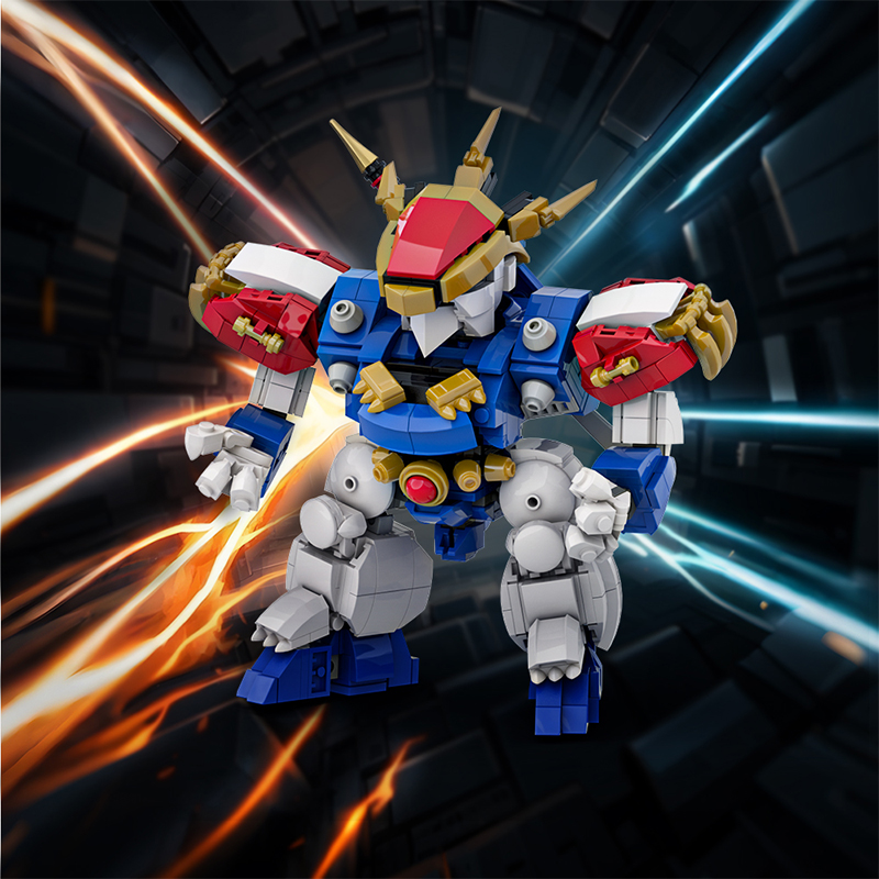 GOBRICKS MOC A1837 Ryujinmaru - YWOBB