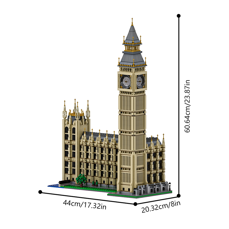 GOBRICKS MOC 10253 Big Ben - YWOBB