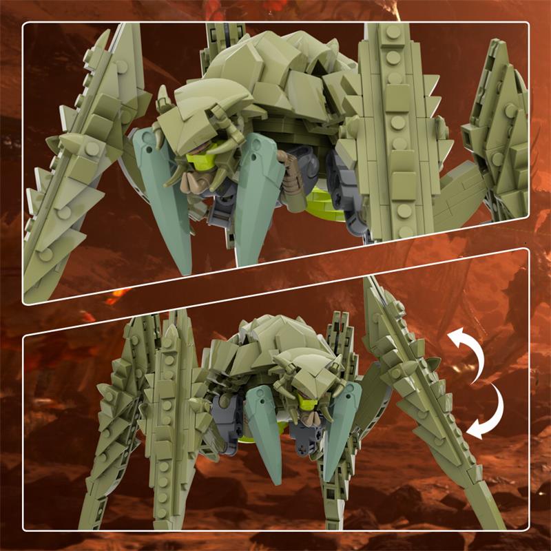 GOBRICKS MOC S0010 Helldivers Bile Titan - YWOBB