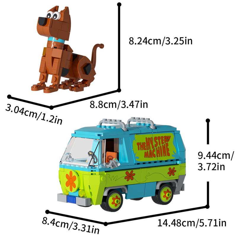 GOBRICKS MOC S0006 Scooby-Mysterious machine - YWOBB